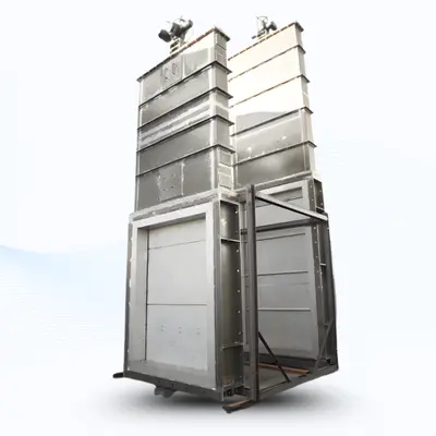 Zero-leakage guillotine damper for 100% isolation in power plant flue gas ducts