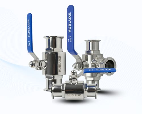 Tri-Clover Ball Valves Sanitary / Food Grade (316L) Hubluxe Engineering